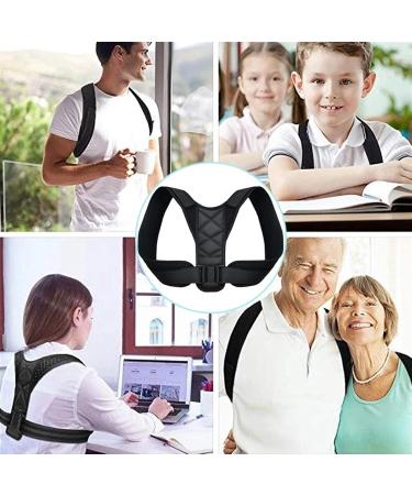 Adjustable Anti-hunchback Posture Correction Belt Upper Back Support Belt Sitting Posture Corrector Clavicle Spine Shoulder Braces Correction lofty ambition Gr XL/X - Buy Online on GoSupps.com