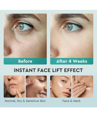 Elvira Retinol Anti Aging Face Moisturizer- Collagen Cream With Stem Cell & Hyaluronic Acid Instant Face Lift Cream for Skin Tightening and Firming Wrinkle Smoother for Women & Men 1.85 Fl Oz 1.85 Fl Oz (Pack of 1) - Buy Online on GoSupps.com