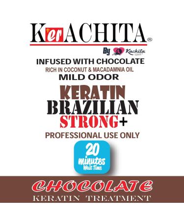 KERACHITA Brazilian Keratin Chocolate Strong 32 floz - Professional Hair Smoothing Treatment 1 Litre - Made in USA - Buy Online on GoSupps.com