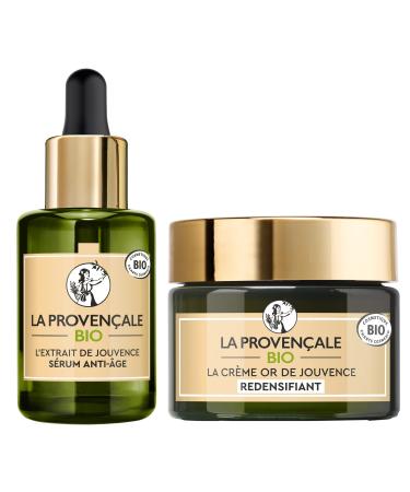 La Proven ale La Proven ale Bio Anti-Aging Routine - Serum L'Extract de Jouvence 30 ml plus Cream Gold of Youth 50 ml For All Skin Types Even the Most Sensitive