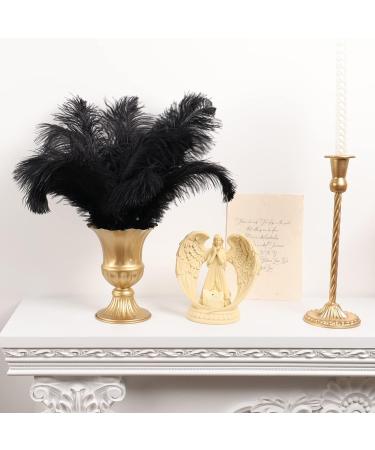 30pcs Black Ostrich Feathers 10-12 Inch - Ideal for Crafts & Decorations - Buy Online on GoSupps.com