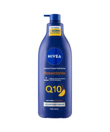NIVEA NIVEA Q10 Firming Nourishing Body Cream 400ml Body Firming Cream with Coenzyme Q10 Pure and Vitamin C Moisturizing Cream Dry Skin 48h for a More Toned and Elastic Skin
