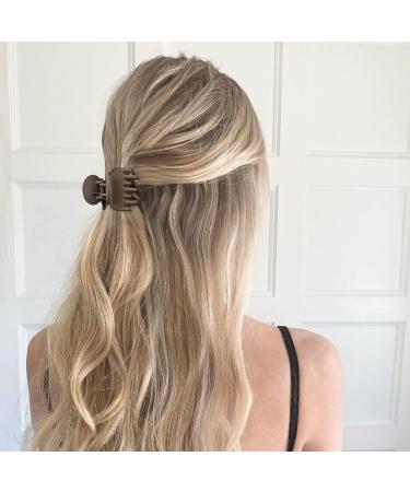 Hair Clips for Women and Girls Double Row 1.6" Small Hair Clips Small Claw Clips for Thin Medium Fine Hair - Nonslip Jaw Clips (Warm Color) 8 - Buy Online on GoSupps.com