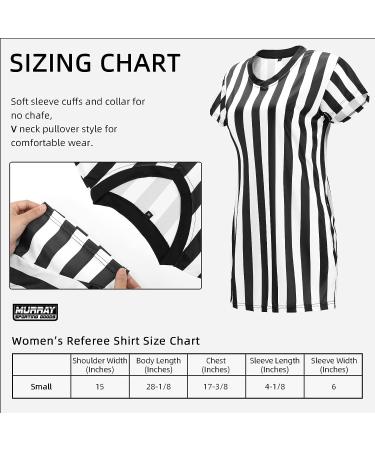 Women's Referee Necessities Bundle: V-Neck Striped Jersey, Umpire Hat, Stainless Steel Whistle - Buy Online on GoSupps.com