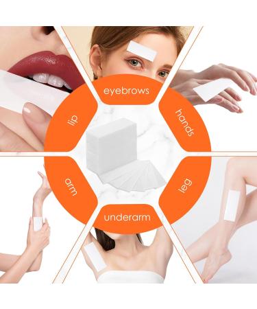 400Pcs Wax Strips Paper Eyebrow Wax Strip Paper Leg Wax Strips Paper Non Woven Wax Strips Facial and Body Hair Removal Waxing Strips Epilating Wax Strip Paper for Bikini Arms Legs Underarm Hair - Buy Online on GoSupps.com