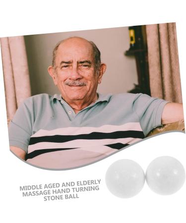 TOVINANNA Gymnastics Ball Set - Hand Massage & Strength Training Tool | 5x5cm White Fitness Rolling Balls for Stress Relief - Buy Online on GoSupps.com