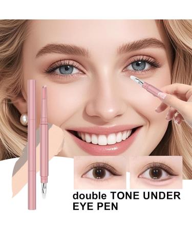 Under Eye Brightener Crayon de soin des yeux - Nude n 010 - Sans alcool et parab ne - Double t te - Avec clat - Pour femmes et filles - Pour les jours les voyages - Buy Online on GoSupps.com