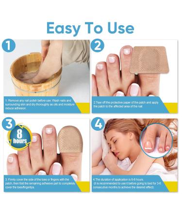 32Pcs Toenail Fungus Treatment Patches - Extra Strength Nail Repair Treatment for Discolored Nails - 32 Count - Buy Online on GoSupps.com