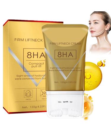 HOUXIANDOU Moolinse Firming Lifting Neck Cream 2025 New Firming Neck Cream Moonlinse Firming Neck Creams with Roller Firming Lifting Sagging Skin 1 Pc