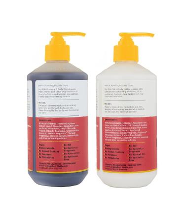 Alaffia Kids Coconut Strawberry Shampoo & Body Wash 16 fl oz | Natural & Gentle Cleanser - Buy Online on GoSupps.com