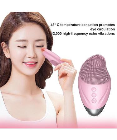 Face Cleansing Brush | Soft Silicone Face Brush - Rechargeable Vibrating Waterproof Skin Care Tool for Deep Cleansing Firming Exfoliation and Enhanced Pink (English) - Buy Online on GoSupps.com