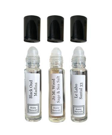 Womens Perfume Sampler Set - Mini Fragrance Oil For Woman Roll On Body Oil Perfume Samples Fragrance Oil for Skin Gift For Her 3 Pc (Complicated)