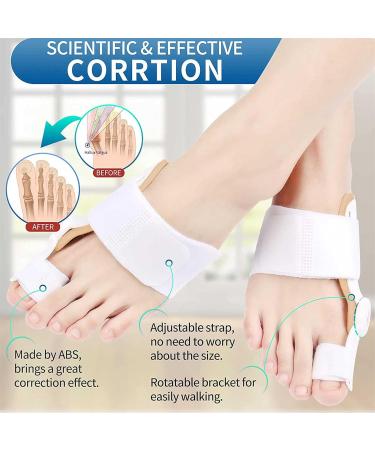 TMXKOOK 6-Pack Hallux Valgus Splint | Orthosis for Effective Pain Relief & Toe Correction for Men & Women - International Shipping Available - Buy Online on GoSupps.com