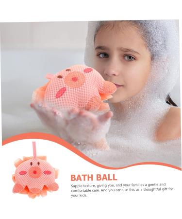 POPETPOP Cartoon Bath Ball Bubble Sponge Bath Pouf Octopus Shower Body Wash Sponge Shower Loofah Puff Balls Cartoon Mesh Pouf Kids Loofah Shower Sponge Loofah Baby Shower Head Household - Buy Online on GoSupps.com
