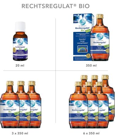 Dr. Niedermaier Rechtsregulat Bio I - Natural Vitamin C & Fermented Enzymes for Immune Support - 12x350ml Pack | International Shipping Available - Buy Online on GoSupps.com