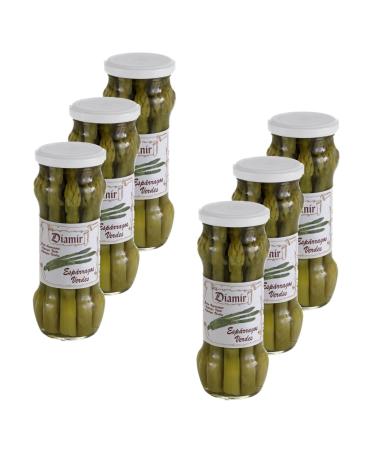 Lot 6x Green Asparagus - Jar 330g