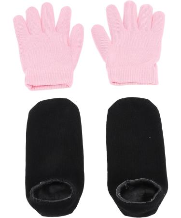 Moisturizing Gel Spa Gloves & Socks Set for Dry Cracked Hands & Feet Essential Oil Gel Socks Gloves Gift Premium Cotton Material Wear Regularly - Buy Online on GoSupps.com