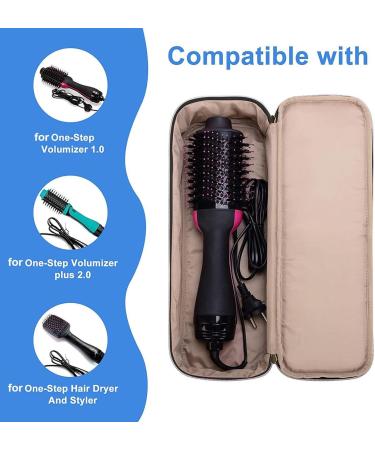 Hair Dryer Travel Bag Double Layer Travel Carrying Organizer Bag Travel Organizer Case with Interior Pockets Portable Dryer Case Hair Dryer Bag for Flat Irons Straighteners Curling Iron - Buy Online on GoSupps.com