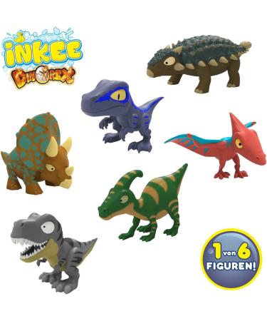 Inkee Surprise Dino Bath Balls - Egg-Shaped 100g Bombs with Dinosaurs & Apple Ice Tea Aroma for Kids - Buy Online on GoSupps.com