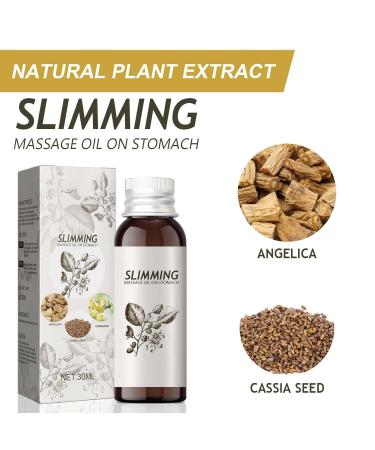 Lamia Belly Off Herbal Slimming Massage Oil Anti-Cellulite & Natural Lymphatic Drainage Spa Essential Oil for Men & Women (2 Pieces) - Buy Online on GoSupps.com