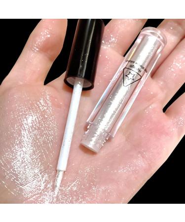 Liquid Shimmer Eyeshadow - Gel Eyeshadow | Shimmer Eye Shadow Waterproof Long Lasting Quick-Drying Sparkling Eye Shadow Makeup Kits Fulenyi 01# White Moonlight - Buy Online on GoSupps.com