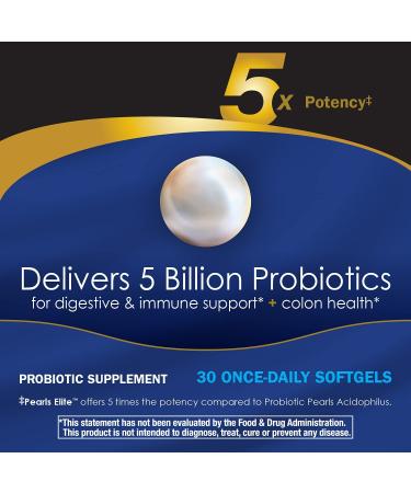 Nature's Way Pearls Elite Extra Strength Probiotics - 30 Once-Daily Softgels for Digestive Health - Buy Online on GoSupps.com