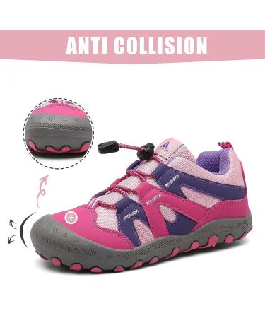 Mishansha Kids Trekking Shoes 13 Little Kid Red - Breathable Lightweight Outdoor Sneakers for Boys and Girls - Buy Online on GoSupps.com