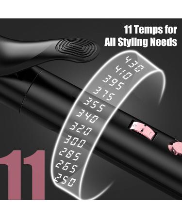 Long Barrel Curling Iron 1.25 Inch | Ceramic Curling Iron with Argan Oil & Keratin for Thin Hair | 11 Adjustable Temp & Clips Included - Buy Online on GoSupps.com