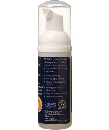 OCUSOFT Lid Scrub Foam 50ml - Gentle Eyelid Cleanser for Daily Hygiene - Buy Online on GoSupps.com