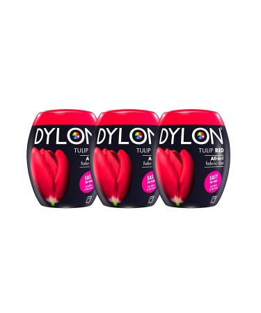 DYLON 350g Machine Dye Pod Tulip Red x 3