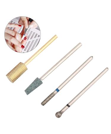 Nail Art Drill Bits - Tungsten Steel Manicure Tools for Dead Skin Removal | #2 - Buy Online on GoSupps.com