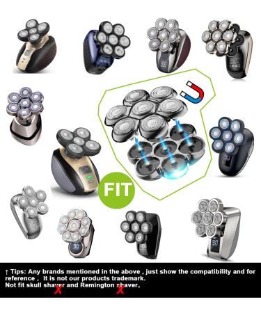 Universal Magnetic 7-Blade Replacement Head for Freedom Shaver | High-Quality Head Shaver Blades - Buy Online on GoSupps.com