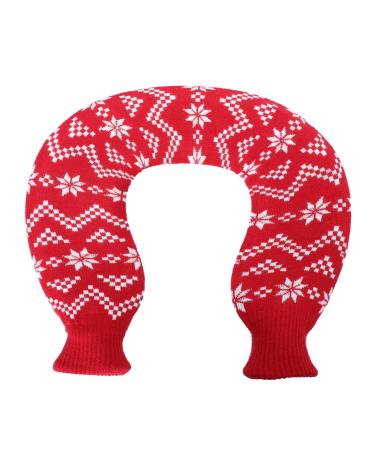 Minkissy U-shaped warm-up bag Winter Handwarmer the Office Neck-Schulter-Heizkissen Stuffer Stuffer Gifts The Gift Winter Warer Bauchw rmer Christmas Heat bottle Thermal pocket 36.5x31.5cm