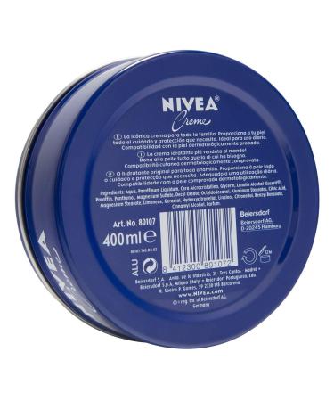 NIVEA Creme 400 ml (Pack of 6) - Moisturizing Skin Care for All Skin Types | International Shipping Available - Buy Online on GoSupps.com