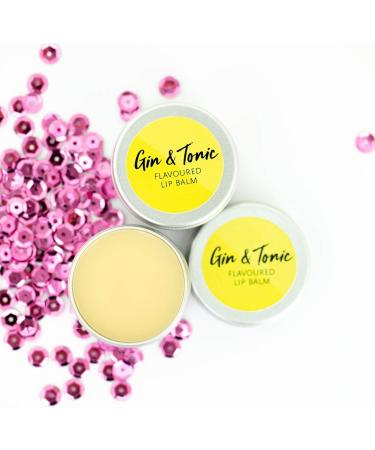 Gin and Tonic Lip Balm - Hand-Poured Hydrating Treatment for Chapped Lips (12g) - Vegan-Friendly Formula with Candelilla Wax for Nourishment and Repair - Buy Online on GoSupps.com