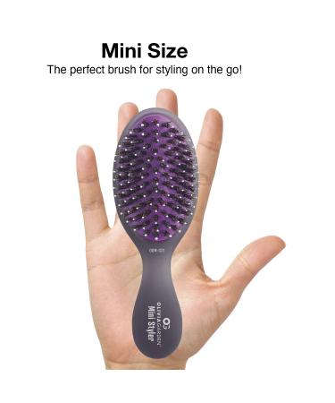 Olivia Garden OG Brush Styler - Black Mini | For Smooth & Shiny Hair | All Hair Types | Scalp Massage | Gentle & Versatile | Removable Cushion - Buy Online on GoSupps.com