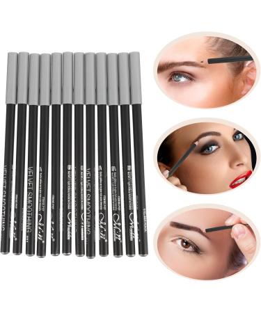 PRETYZOOM 12pi ces Crayons Eyeliner Noirs Crayons Sourcils Creatifs Pinceaux Cosm tiques Outil Maquillage Yeux Femmes - Buy Online on GoSupps.com