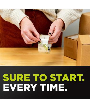 Scotch Sure Start Shipping Packaging Tape  1.88"x 22.2 yd  Designed for Packing  Shipping and Mailing  Quiet Unwind  No Splitting or Tearing  1.5" Core  Clear  6 Dispensered Rolls (145-6) - Buy Online on GoSupps.com