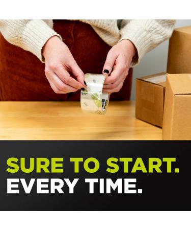 Scotch Sure Start Shipping Packaging Tape 1.88" x 54.6 yd Designed for Packing Shipping and Mailing No Splitting or Tearing 3" Core Clear 8 Rolls (3450-8) - Buy Online on GoSupps.com