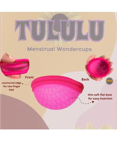 TULULU Menstrual WonderCups Variety Pack of 3 Medical Grade Silicone Discs Sustainable & Soft Menstrual Cup Alternative - Buy Online on GoSupps.com