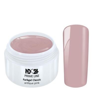 Prime Line - Color Uv Gel Led Color Gel Antique Pink Studio Quality - Made in Germany - 5ml