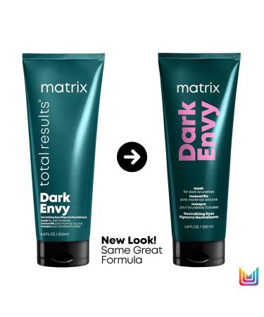 Matrix Dark Envy Toning Hair Mask - Color Depositing for Red Undertones | Salon Quality | 6.8 Fl. Oz - Buy Online on GoSupps.com