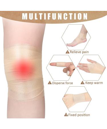 Foam Sport Underwrap 12 Rolls Non-Adhesive Pre-Wrap Tape - Skin Color for Ankles, Wrists, Knees | Athletic Support Tape - Buy Online on GoSupps.com