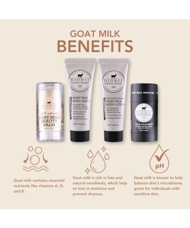 Dionis Goat Milk Skincare Complete Collection (Includes Core Collection Starter Set + Vanilla Bean Youth Boosting Hand Cream and Head to Toe Hydration Kit) - Buy Online on GoSupps.com