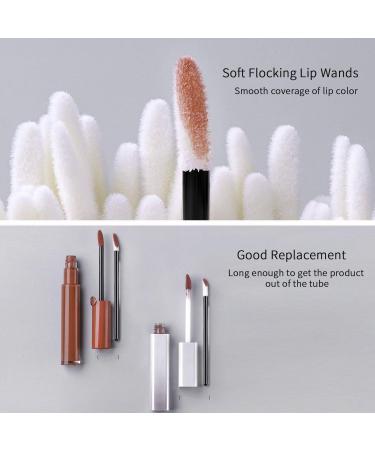 100PCS Disposable Lip Applicators - Lip Brush Wands for Lipstick Lip Gloss & Mascara - Essential Makeup Tool in Black - Buy Online on GoSupps.com