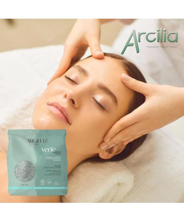 (ARCILIA) Argiletz - Green Clay Superfine Powder 1 Kg - clay bath cure poultices plasters organic French clay my - Buy Online on GoSupps.com