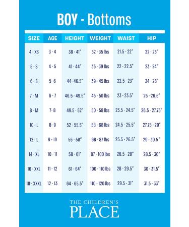 Children's Place Boys Stretch Straight Jeans Size 12 - Tide Pool Blue - Buy Online on GoSupps.com