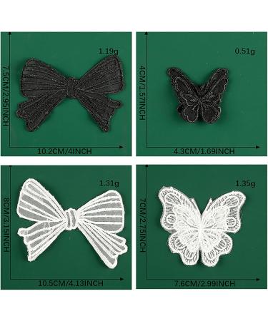 YOGOTEU Decorative Barrettes Bowknot Hair Clip Cute Butterfly Hair Barrettes Lovely Handmade Lace Hair Barrettes Hairstyle Accessories Style 4 - Buy Online on GoSupps.com