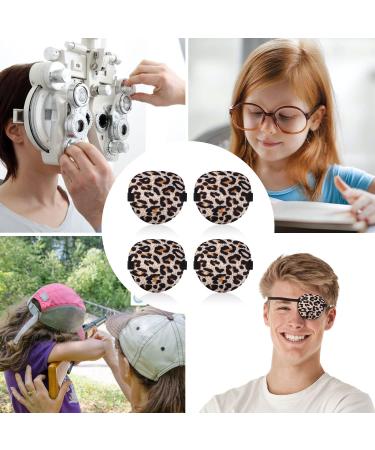 4pcs Soft 3D Adjustable Leopard Eye Patches for Adults | Improve Weak Vision & Strabismus Recovery - Buy Online on GoSupps.com