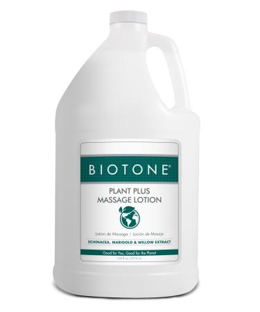 BIOTONE Plant Plus Massage Lotion- Eco-Conscious Earth-Loving Oils Plant-Based Ingredients Kind to The Planet Versatile for All Modalities Customizable Smooth Silky Optimum Glide. (128 OZ) 128 Fl Oz (Pack of 1)